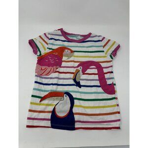 Mini Boden Tropical Birds Rainbow Shirt